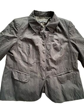 Gerry Weber dark Black Lined Jacket with Branded Neck Tape